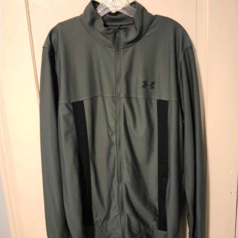 Under Armour Long Sleeve Zip up Pullover Men's Blue Size XL